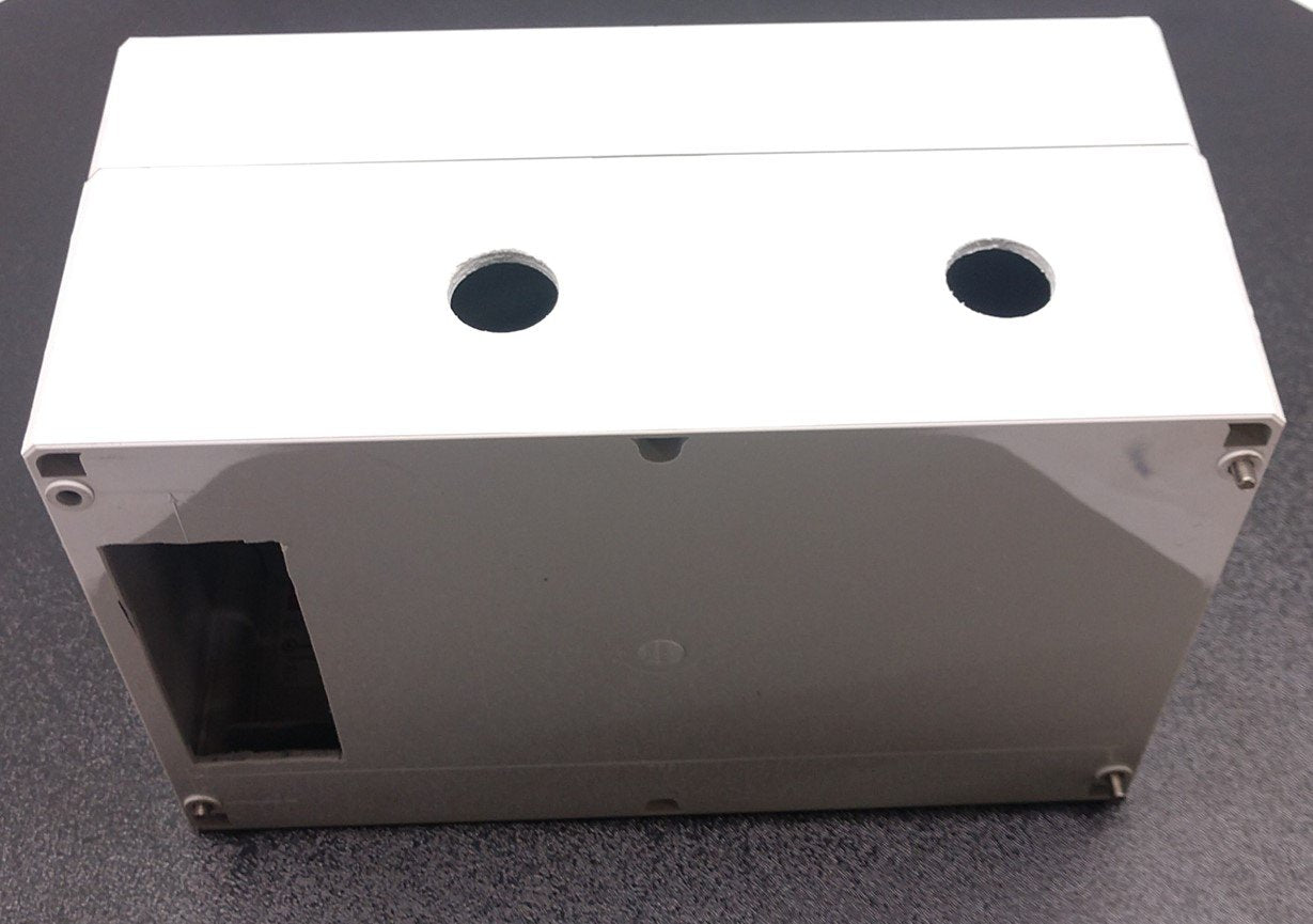 Used Hoffman Q241612PCD Enclosures Polycarbonate, 4 Holes, 9-1/2" x 6-1/4" x 4-7/8"