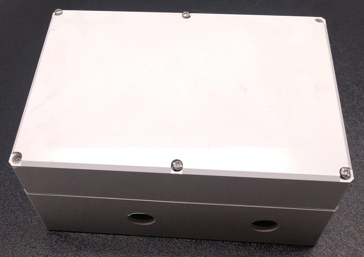 Used Hoffman Q241612PCD Enclosures Polycarbonate, 4 Holes, 9-1/2" x 6-1/4" x 4-7/8"