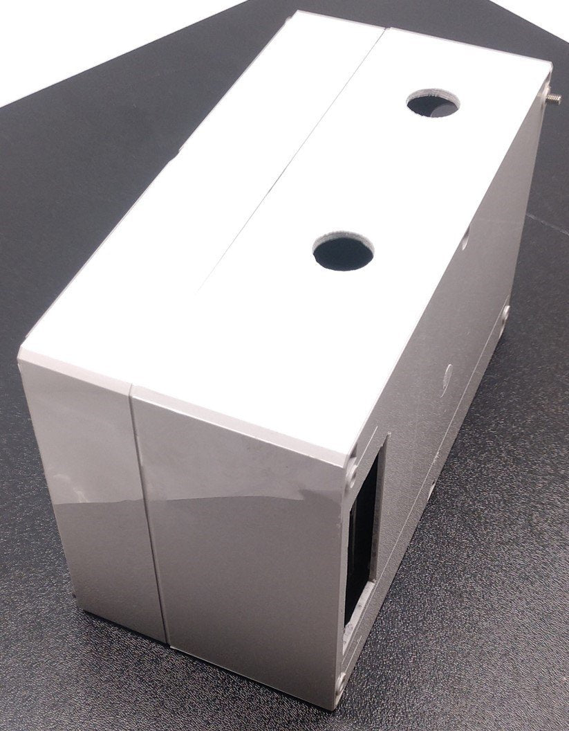 Used Hoffman Q241612PCD Enclosures Polycarbonate, 4 Holes, 9-1/2" x 6-1/4" x 4-7/8"