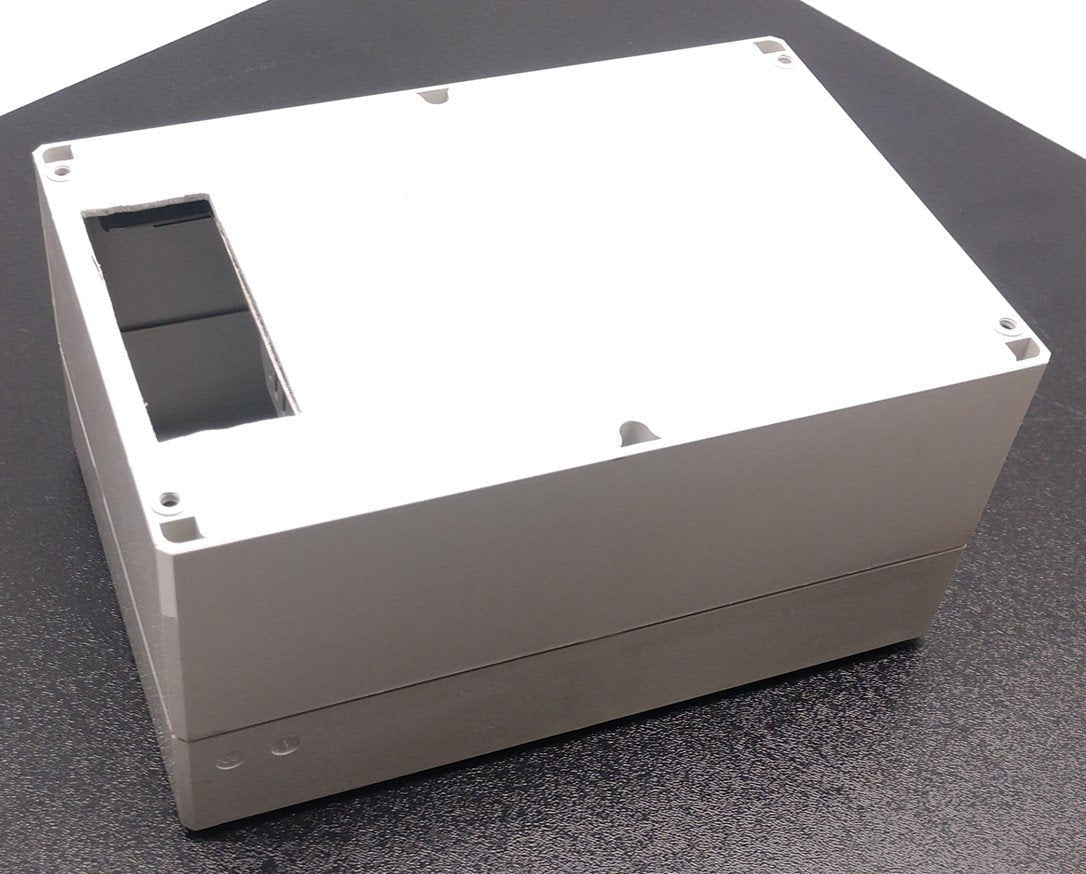 Used Hoffman Q241612PCD Enclosures Polycarbonate, 4 Holes, 9-1/2" x 6-1/4" x 4-7/8"