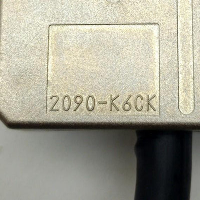 Used Allen Bradley 2090-K6CK Kinetix 6000 I/O & Feedback Cable, 24-Pin D-Sub, 4' Long