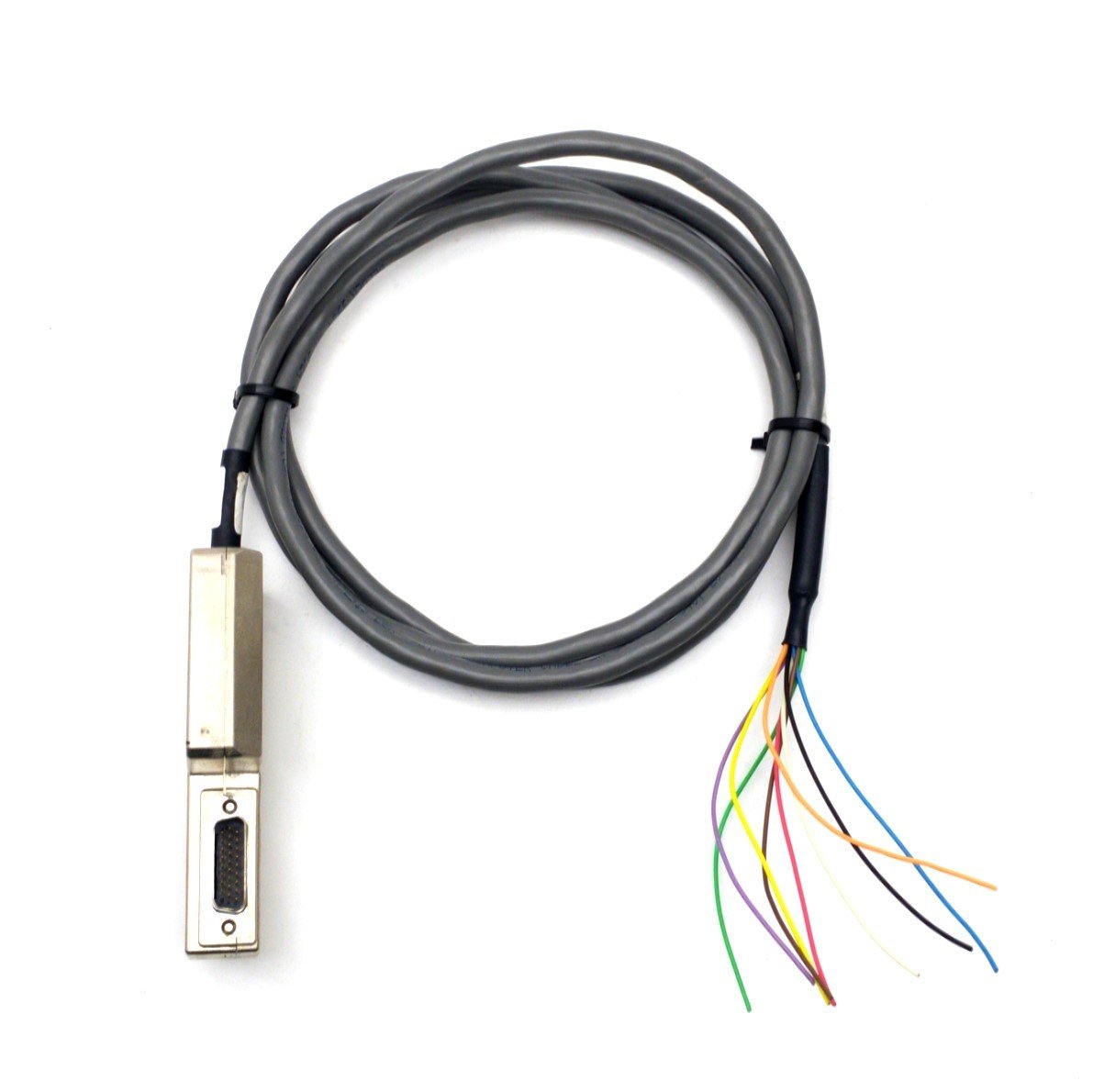 Used Allen Bradley 2090-K6CK Kinetix 6000 I/O & Feedback Cable, 24-Pin D-Sub, 4' Long