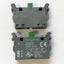 New – Open box Lot of 2 ABB LED Illuminated Selector Switch 3-Pos Maintained/Momentary, Green