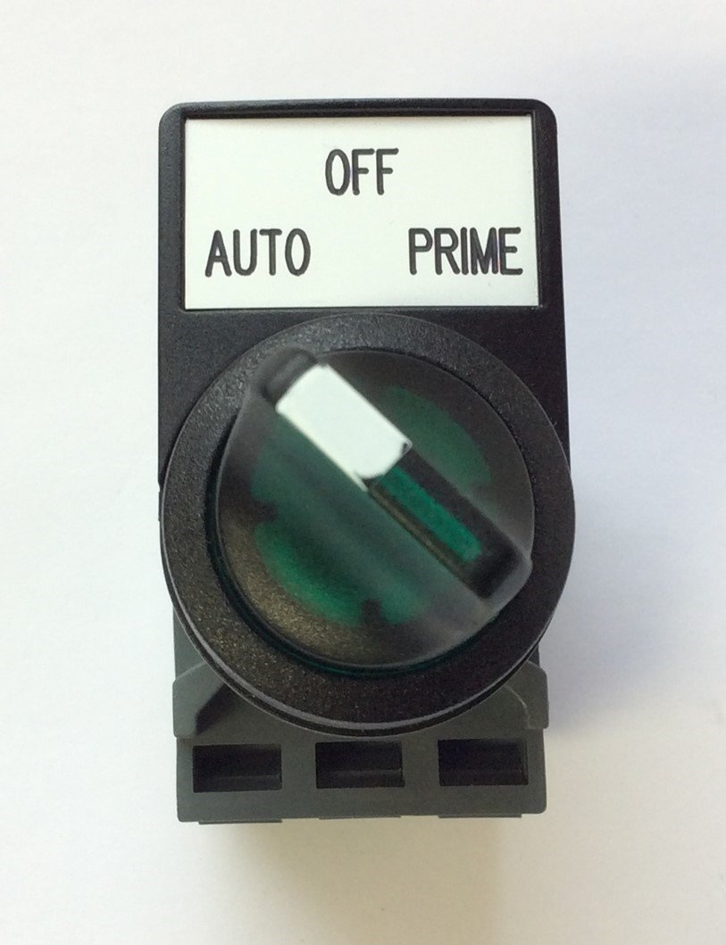 New – Open box Lot of 2 ABB LED Illuminated Selector Switch 3-Pos Maintained/Momentary, Green