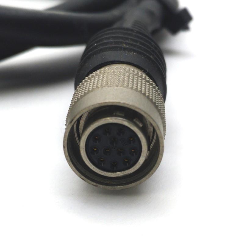 Used Intercon 1 VCP-2.0-S Camera Cable, 12-Pin Round Hirose Male to Female, 2m Long