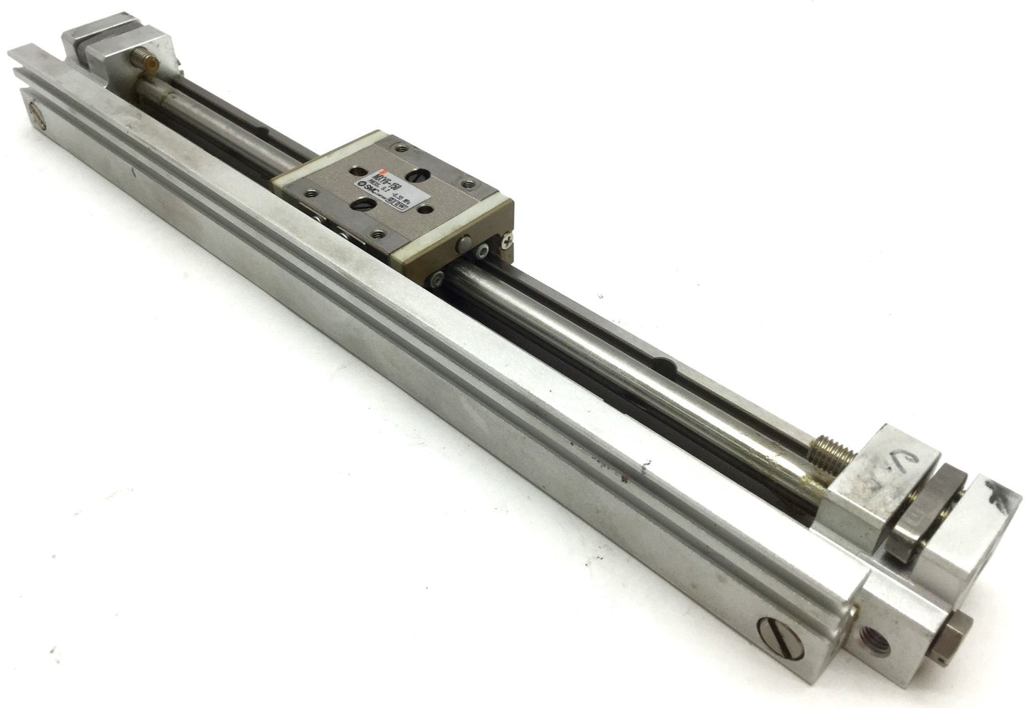 Used SMC MXY6-150 Pneumatic Slide Table Bore: 6mm Stroke: 150mm Pressure: 0.2-0.55MPa
