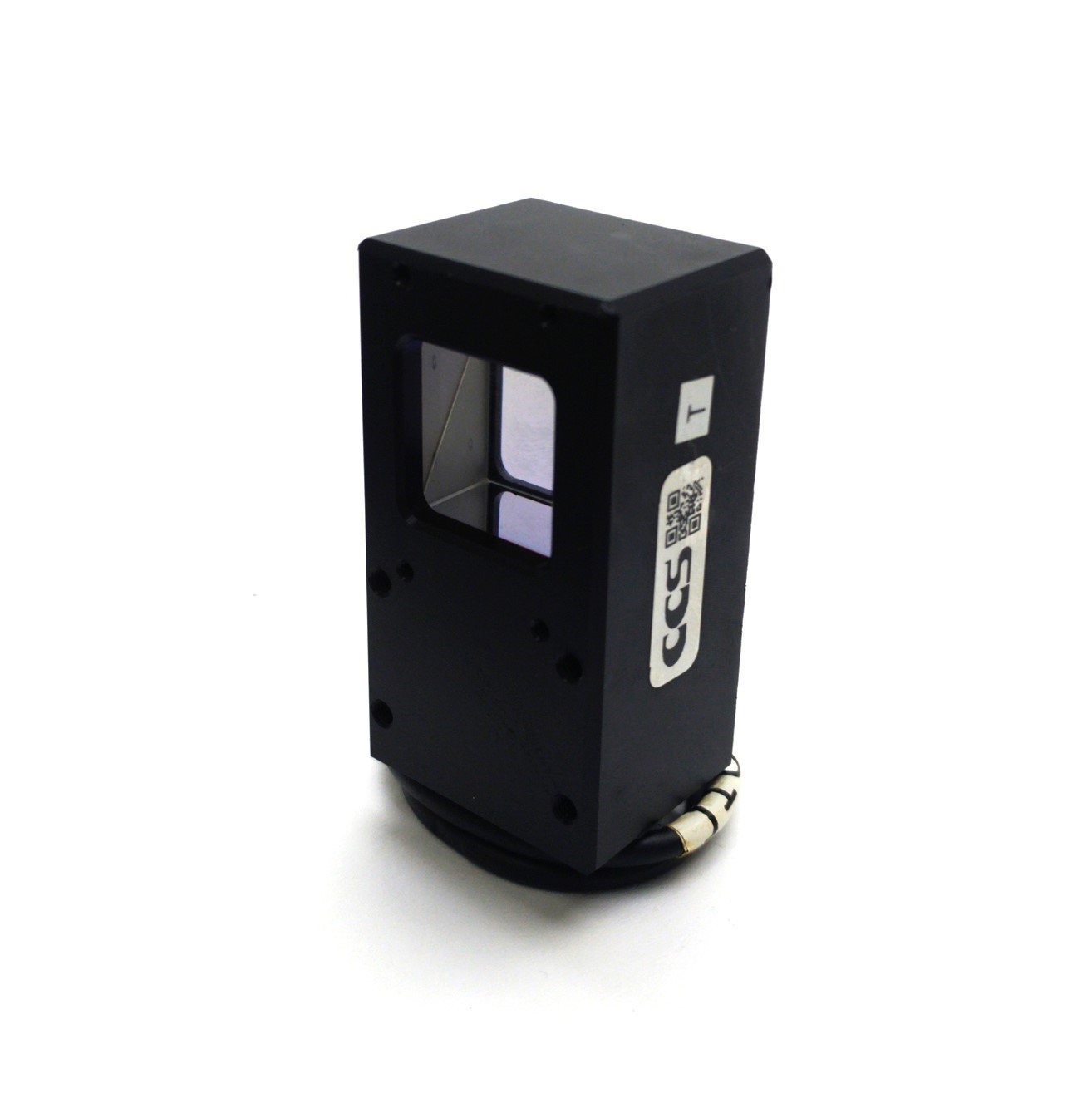 Used CCS LFV2-CP-18BL LED Coaxial Light, Blue, 18x18mm Aperture, 24VDC 1.6W