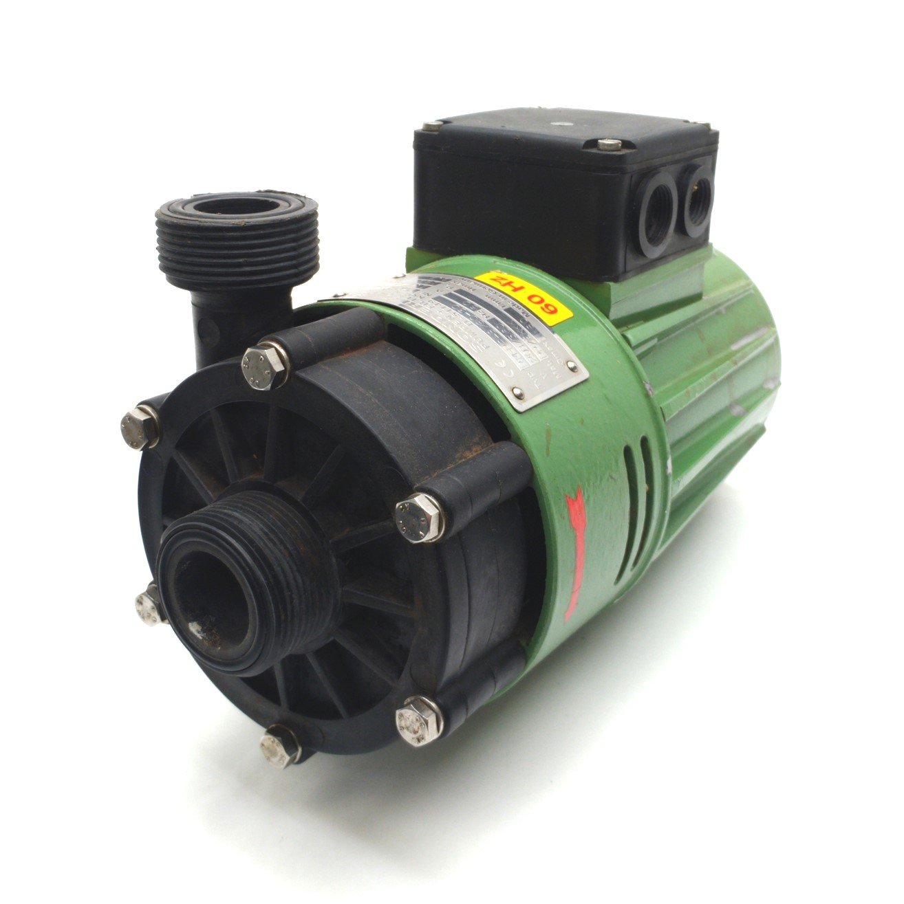 Used Sondermann RM-PP-8/80-30 Magnetic Drive Pump 80l/min 8m Head Ø3 208/360VAC 60Hz