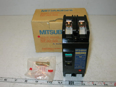 New Mitsubishi NF30-SS Circuit Breaker 30A 2 Pole