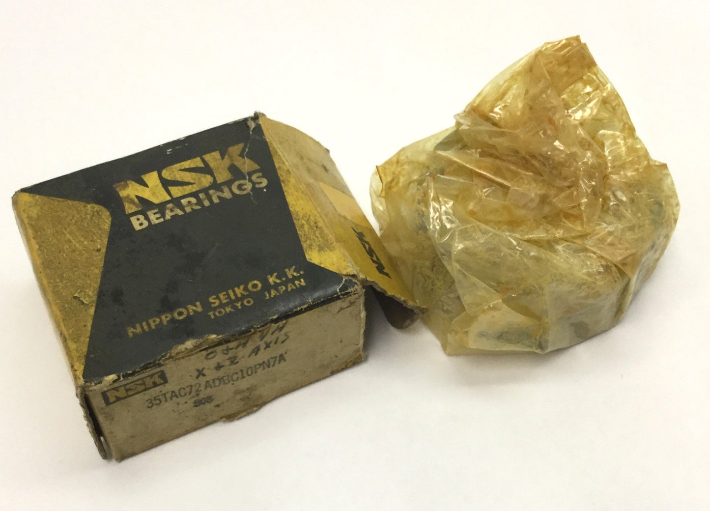 New – Open box NSK 35TAC72ADBC10PN7A Bearing, ID: 35mm, OD: 72mm, Thickness: 30mm