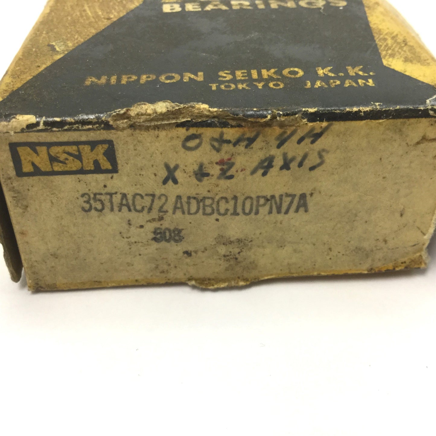 New – Open box NSK 35TAC72ADBC10PN7A Bearing, ID: 35mm, OD: 72mm, Thickness: 30mm