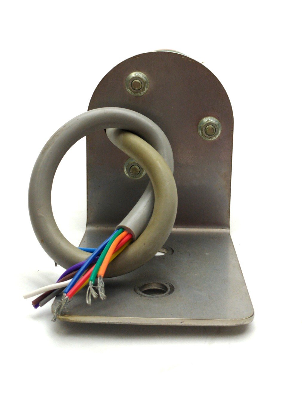 Used Patlite LES-UFBW Signal Tower, Red Amber Green, 24VAC/DC *Volume Lever Broken*