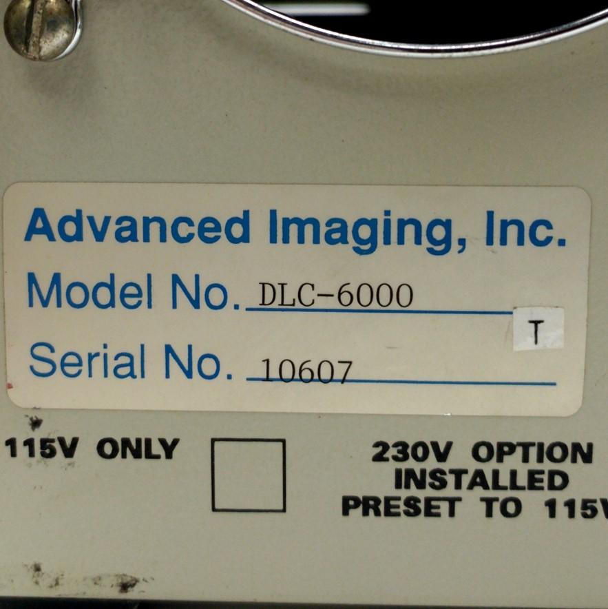 Used Advanced Imaging DLC-6000 Fiber Optic Light Source, 8mm Out, Current LCD, 115VAC