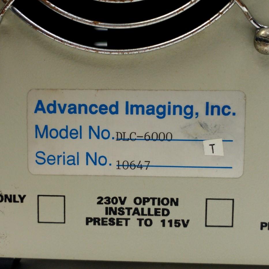 Used Advanced Imaging DLC-6000 Fiber Optic Light Source Current LCD 18mm Out 115VAC