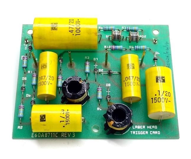 Used GSI Lumonics E60A8711C Laser Head Trigger Card, JK700, JK702