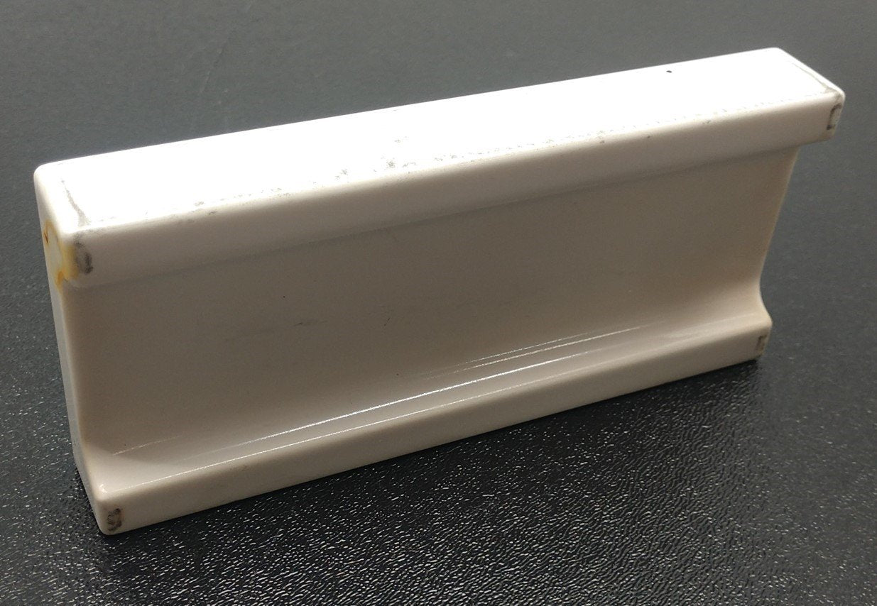 Used Lumonics JK-702/700 Pumping Chamber Porcelain Flash Bulb Tray 5-3/8"x2-3/8"x3/4"