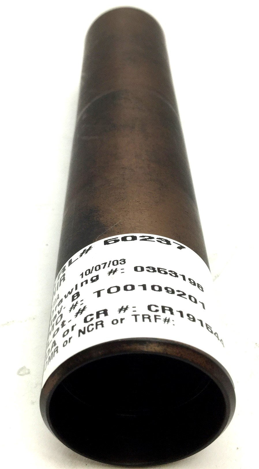 Used GSI Lumonics Laser Aperture Tube, Length: 6-1/2", ID: 1", JK 700, JK 702