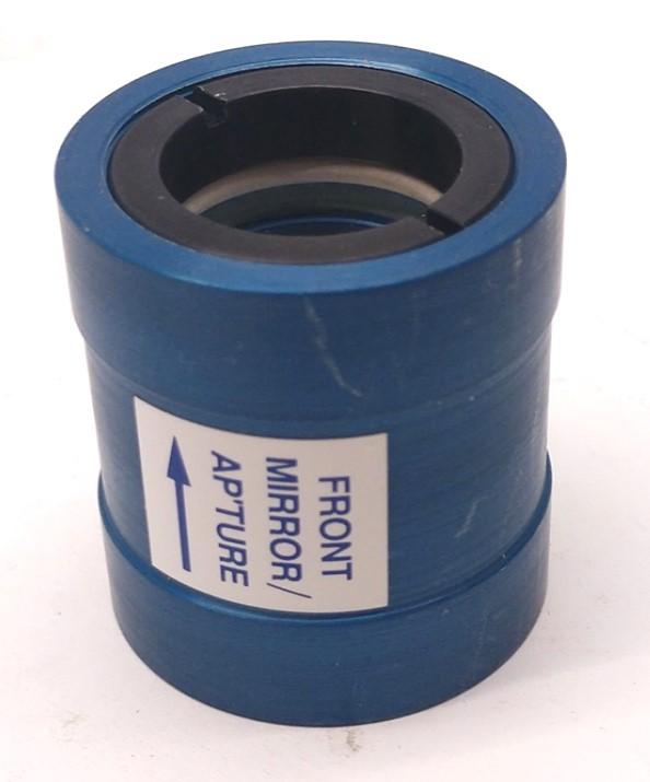 Used GSI Lumonics Laser Front Aperture, 4mm Opening, JK 700, JK 702, Blue