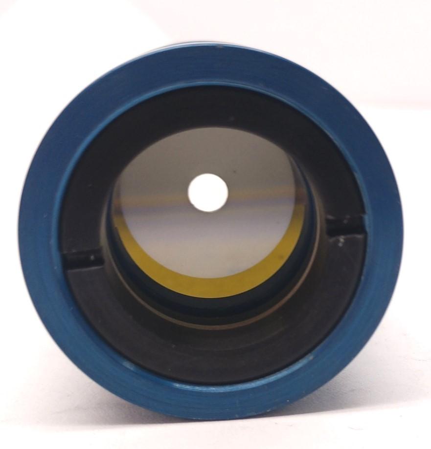 Used GSI Lumonics Laser Front Aperture, 4mm Opening, JK 700, JK 702, Blue