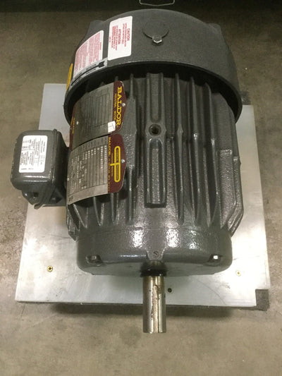Used Baldor CP3660T-4 AC Motor 3HP 460VAC 3? 182T 3600RPM TEFC Marine+Chemical Grade2