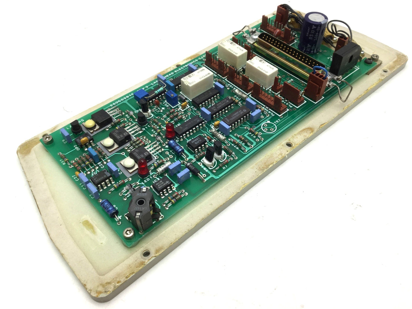 Used JK Lasers E60C0591C Rev 3 Laser Head Electronics Card, 37 Pin D-Sub