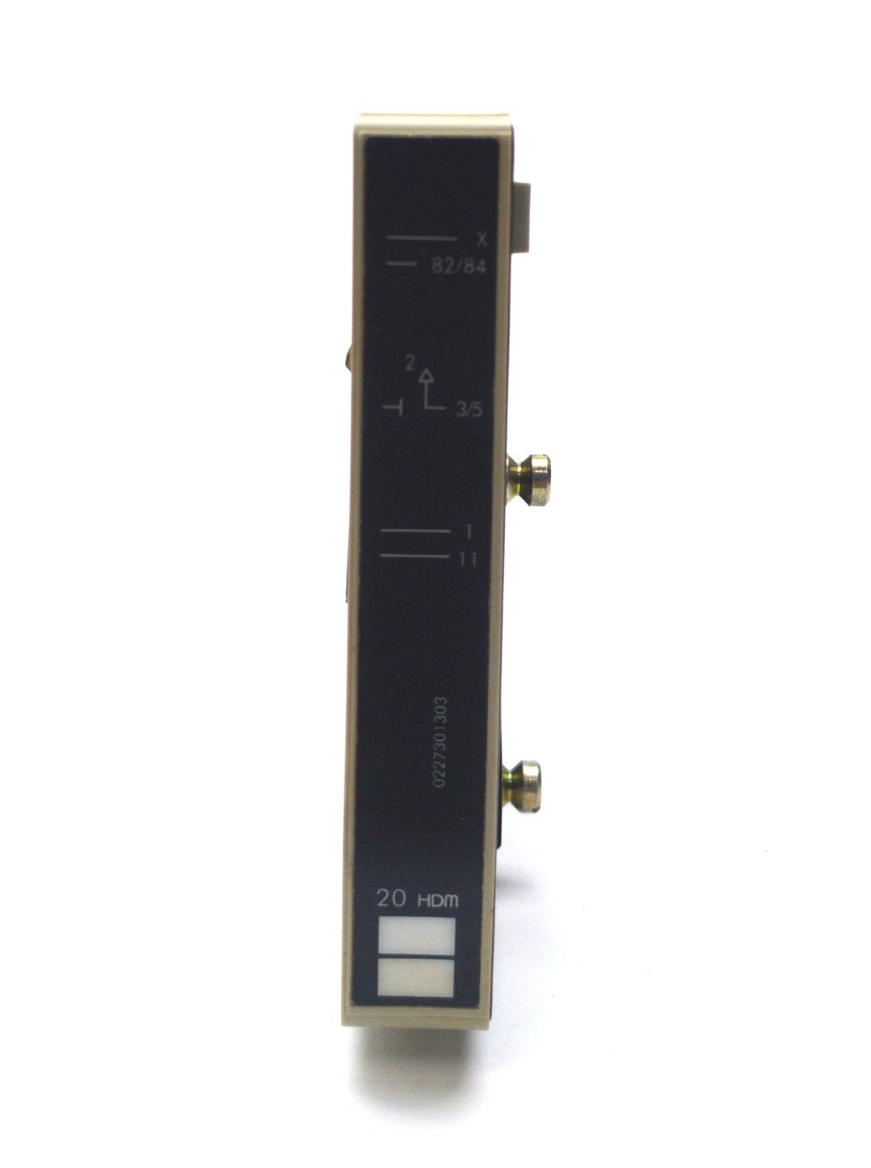 Used Metal Work 0227301303 Intermediate Blind Solenoid Valve, 5-Way, 5/16" Port
