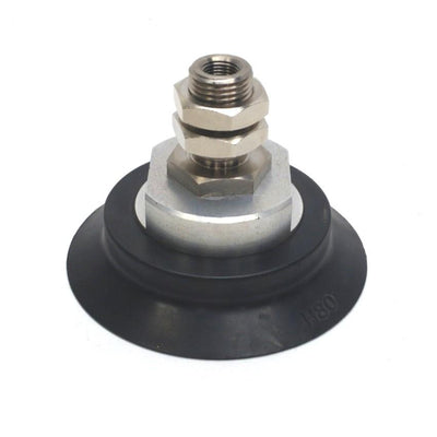 New SMC ZPT80HN-A16 Vacuum Pad, 80mm Diameter, 1/8"RC Input, M15-1.5 OD, NBR