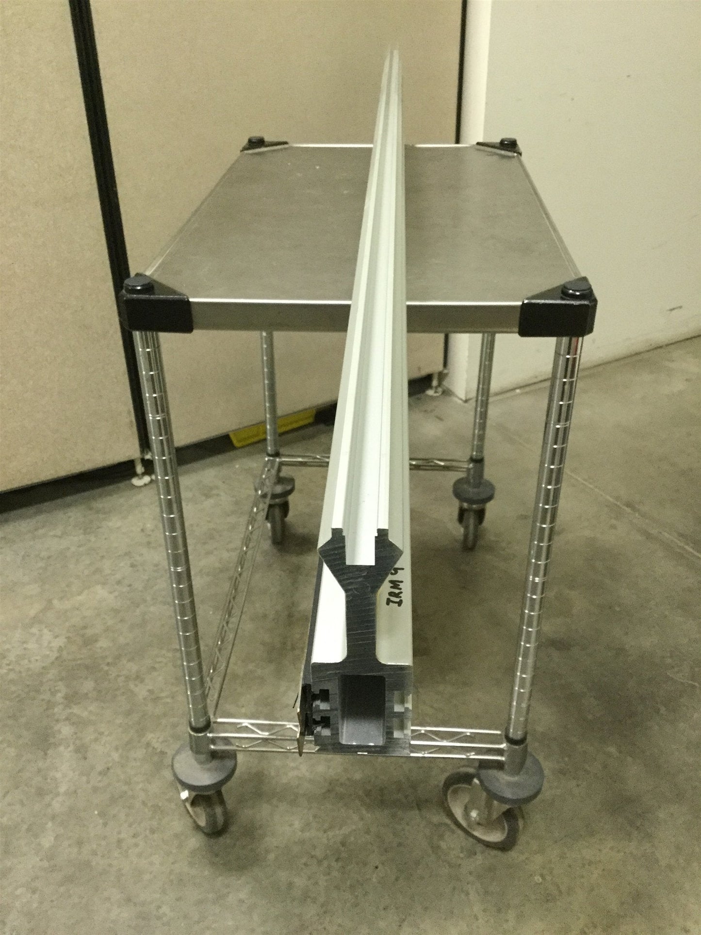 Used Montech 56926-1760 Montrac Monorail System Strait Section, 1760mm Trac