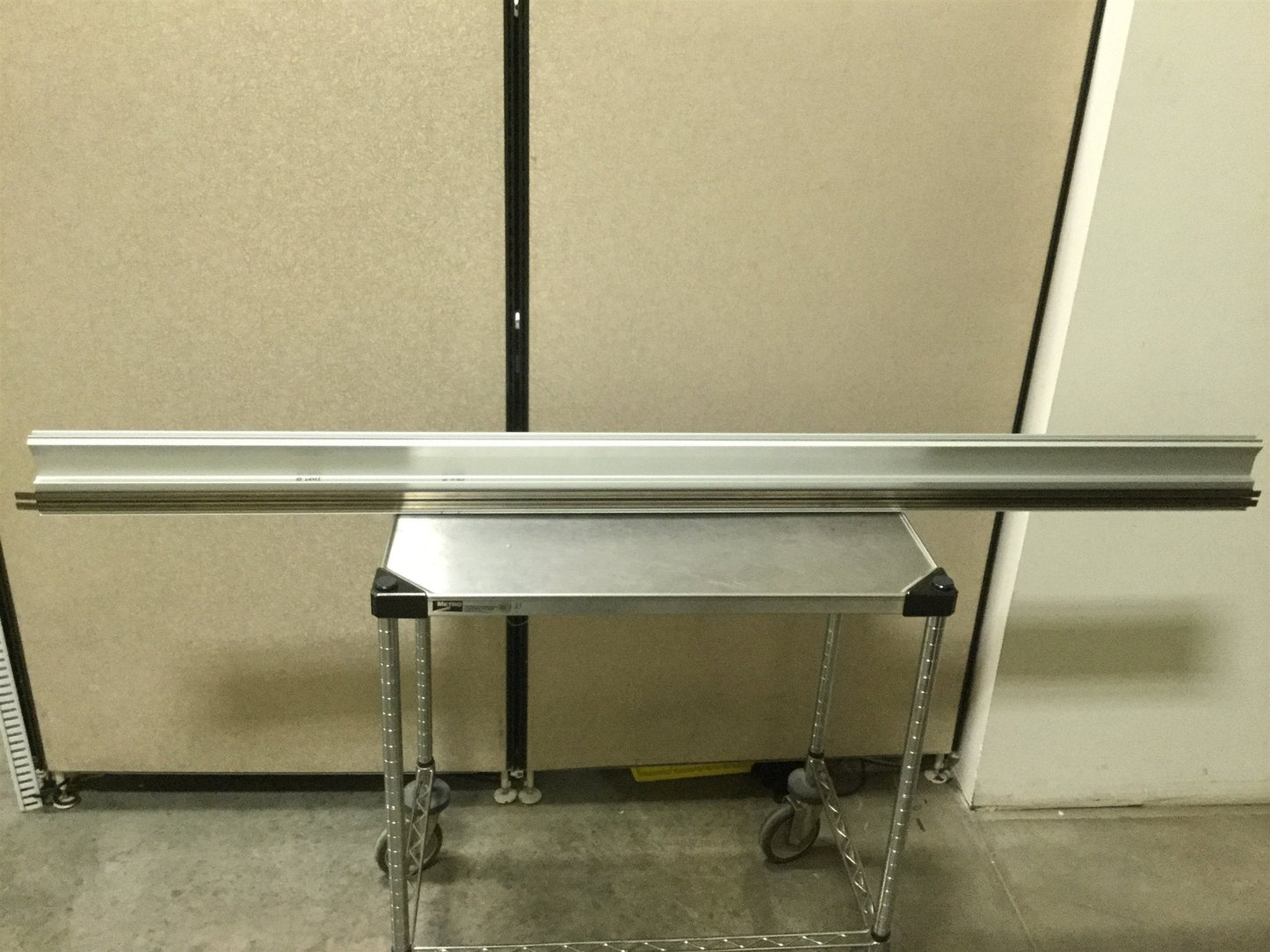 Used Montech 56926-1760 Montrac Monorail System Strait Section, 1760mm Trac