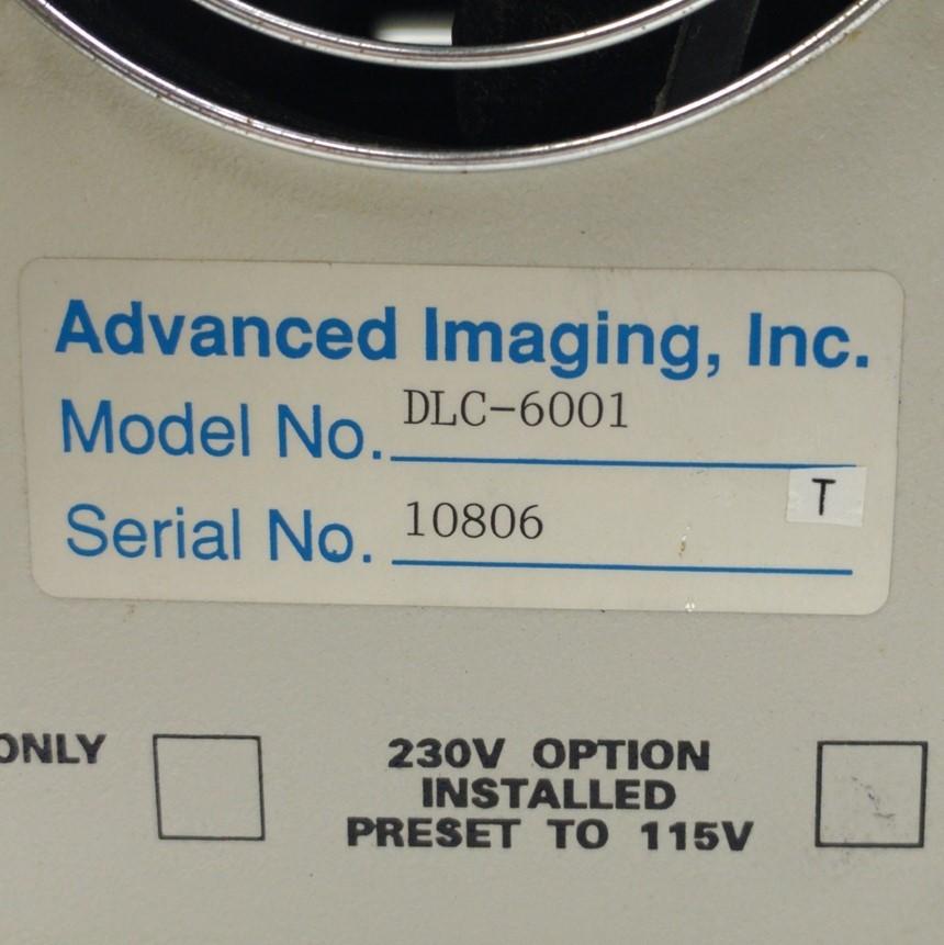 Used Advanced Imaging DLC-6001 Fiber Optic Light Source, 8mm Out, Current LCD, 115VAC