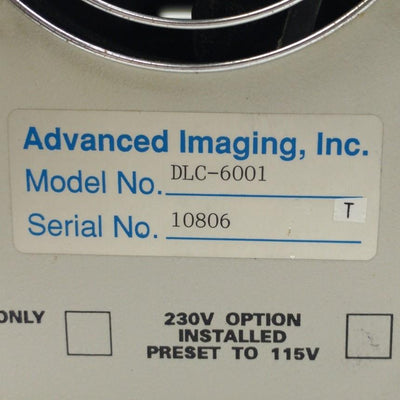 Used Advanced Imaging DLC-6001 Fiber Optic Light Source, 8mm Out, Current LCD, 115VAC