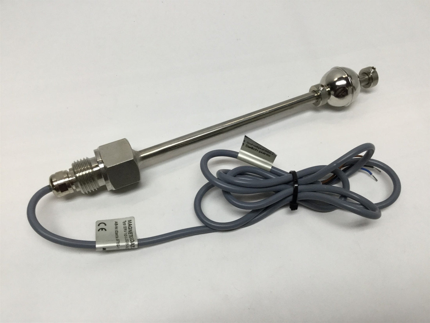 Used KSR Kuebler ERV 1/2-VU-L 200/8-V29A-1 Magnetic Float Switch Liquid Level Sensor