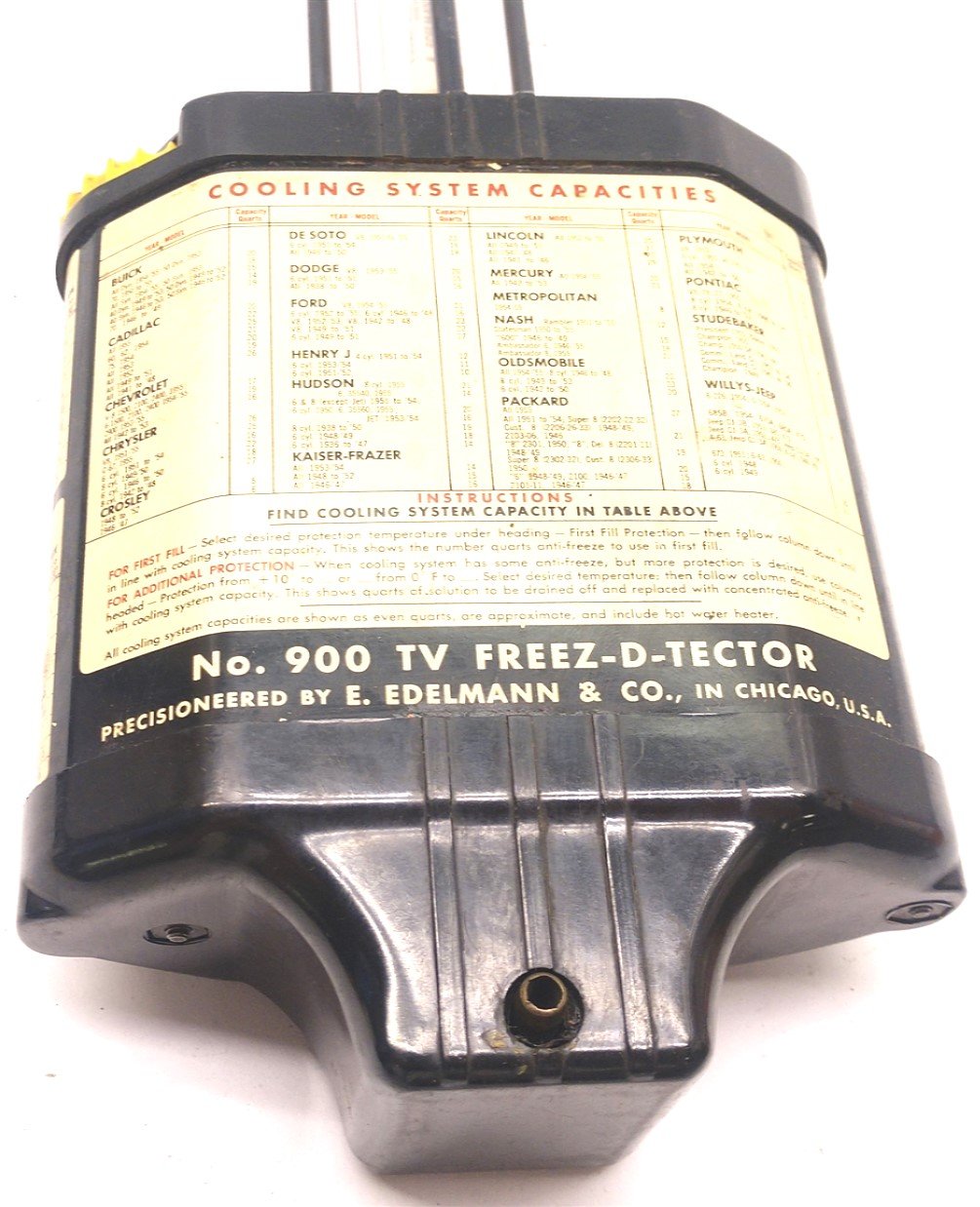 Used Vintage Edelmann No. 900 De Luxe TV Freez-D-Tector, See Pictures