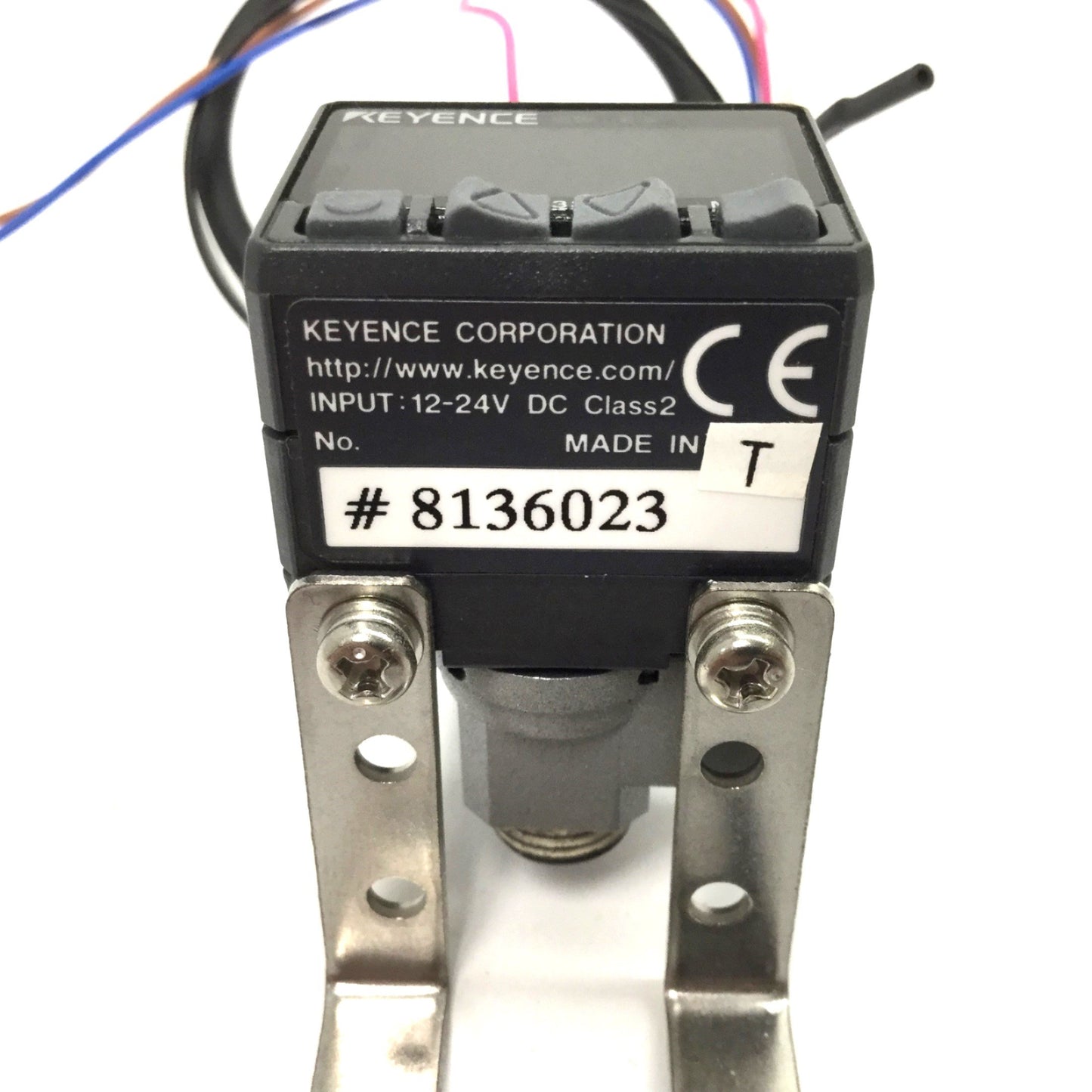 Used Keyence AP-C33KP Digital Pressure Sensor, Pressure Range: 0-145psi, 1/8" NPT