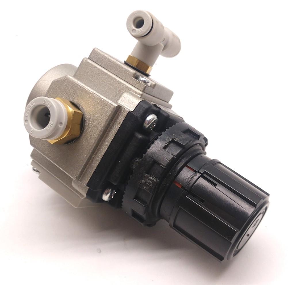 Used SMC AR25-N02H-1Z Modular Regulator, 1/4 NPT, Set Pressure: 3~30PSI