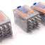 Used Lot of 3 Cromat Releco C4-A40FX Ice Cube Relay, 4 Contacts, 12 Pin, DC 1.4 W