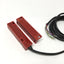 Used Sti MF-2PC10 Safety Interlock Switch With Actuator, Contacts: 1x N/O and 1x N/C