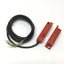 Used Sti MF-2PC10 Safety Interlock Switch With Actuator, Contacts: 1x N/O and 1x N/C