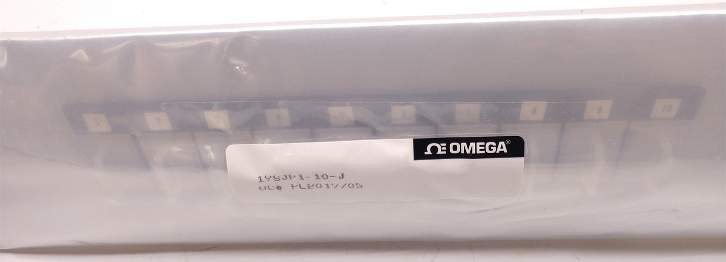 New Omega 19SJP1-10-J Anodized Jack Panels, 19" Long, 10 Thermocouple Jack Mounts