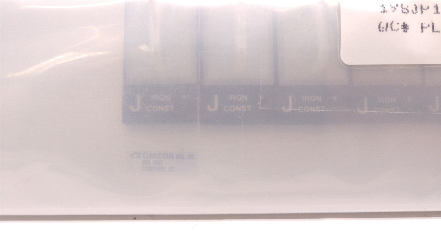 New Omega 19SJP1-10-J Anodized Jack Panels, 19" Long, 10 Thermocouple Jack Mounts