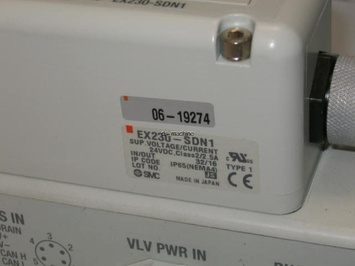 Used SMC EX230-CB2 EX230-SDN1 Serial Interface Unit w/valves