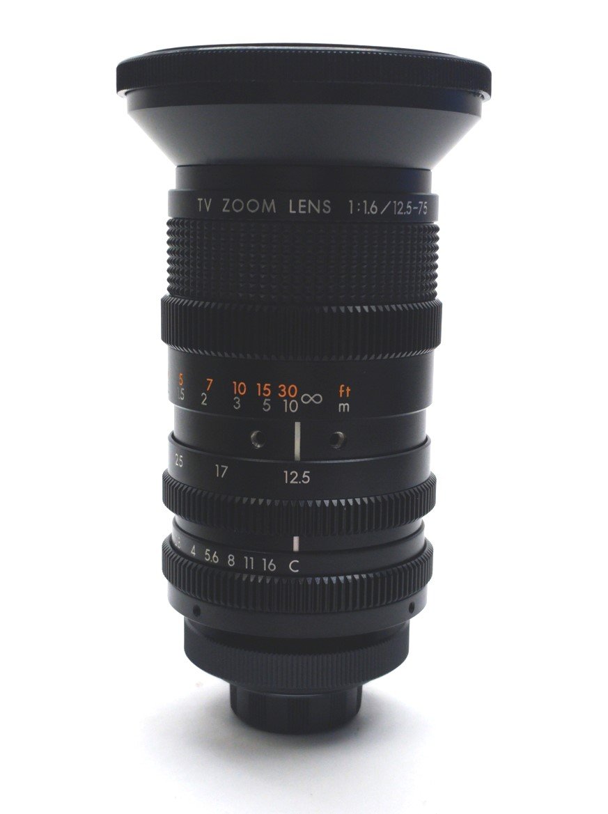 New Navitar DOZ-6X12.5 Machine Vision Lens ?" Sensor 12.5-75mm FL F1.6-Close C-Mount