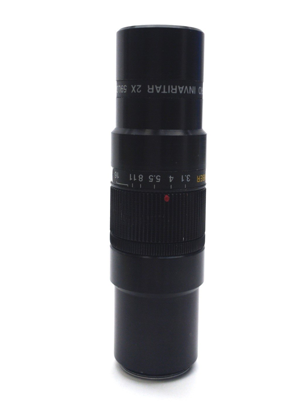 Used Melles Griot 59LGM602 Macro Invaritar Camera Lens 2X f/3.12-16 25mm WD C-Mount