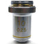 Used Edmund Industrial Optics Microscope Objective Lens, 10X, 0.25 NA, RMS Mount