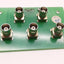 Used JK LASERS 700 E84C2281B REV 2 BNC Connector Card, 5 Connectors