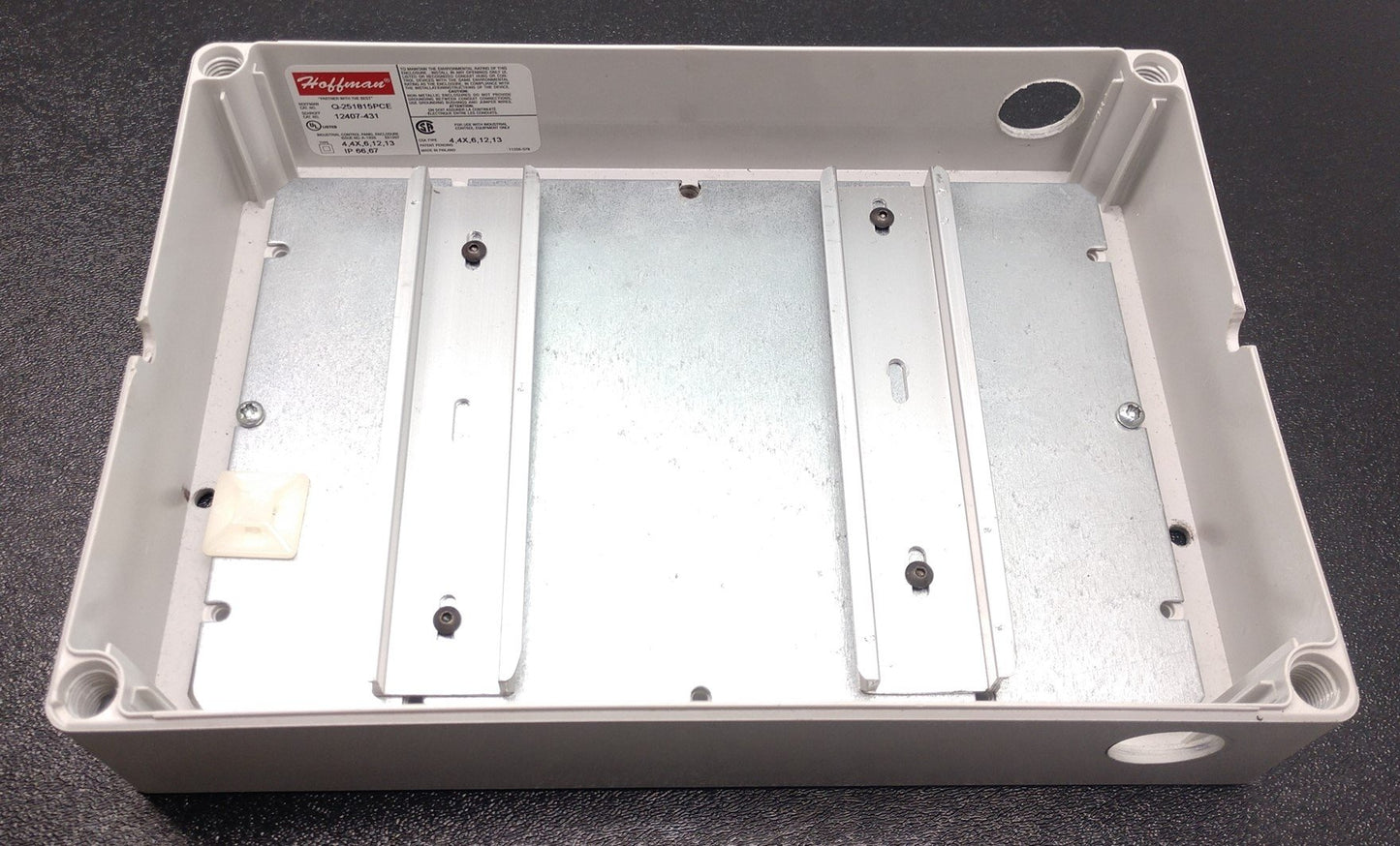 Used Hoffman Q-251815PCE Industrial Control Panel Enclosure, Type: 4, 4X, 6, 12, 13