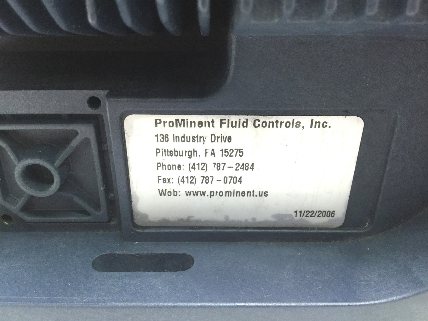 Used Prominent GALA0420PPE260UD01200 Gamma/ L Diaphragm Metering Pump 100-230VAC