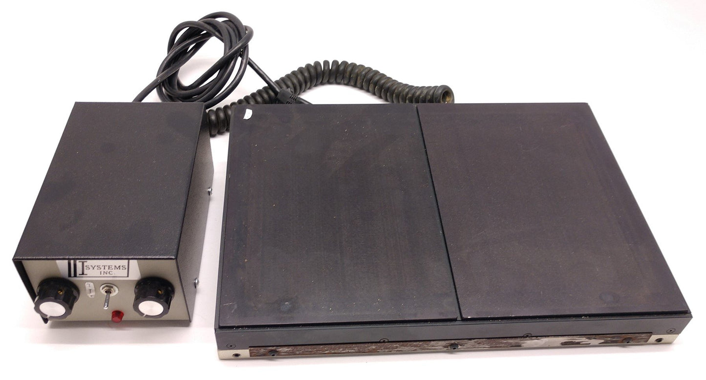 Used I Systems Magnetic Holder Test Plate With Power Source 9" X 12-3/4" Surface