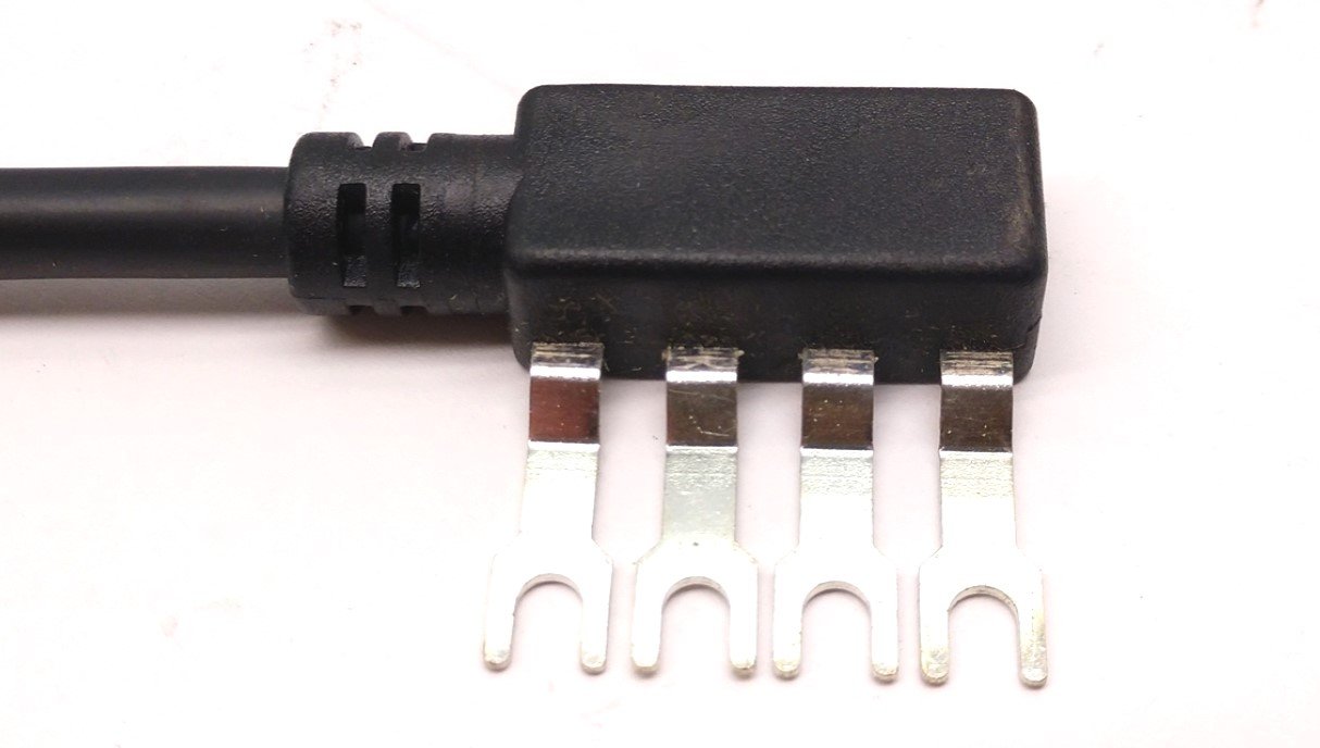 Used GE Fanuc IC660BLC003B Serial Bus Cable, Length: 3 Feet