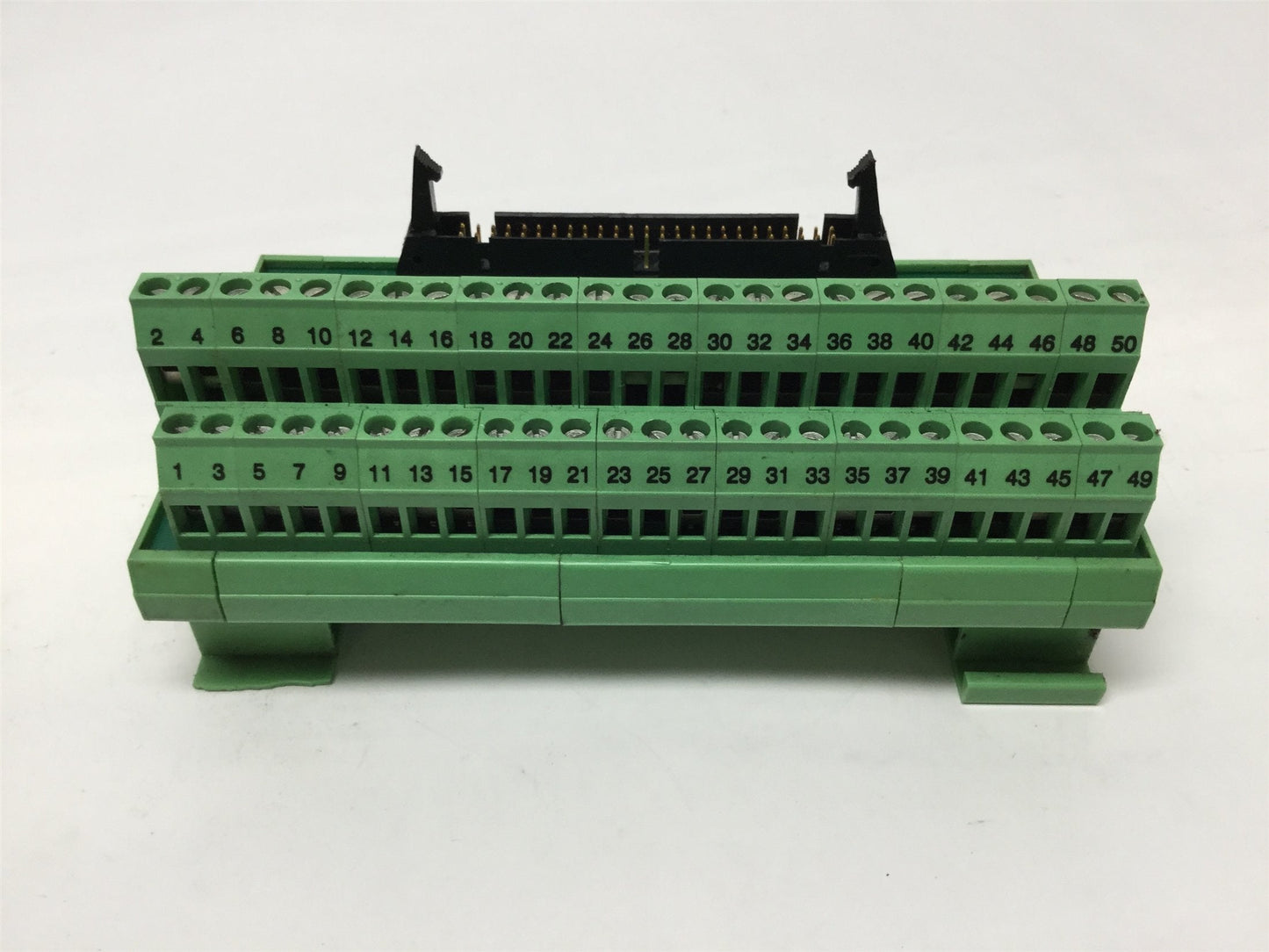 Used Phoenix Contact FLKM 50 Varioface Breakout Module Terminal Interface 50-P Ribbon